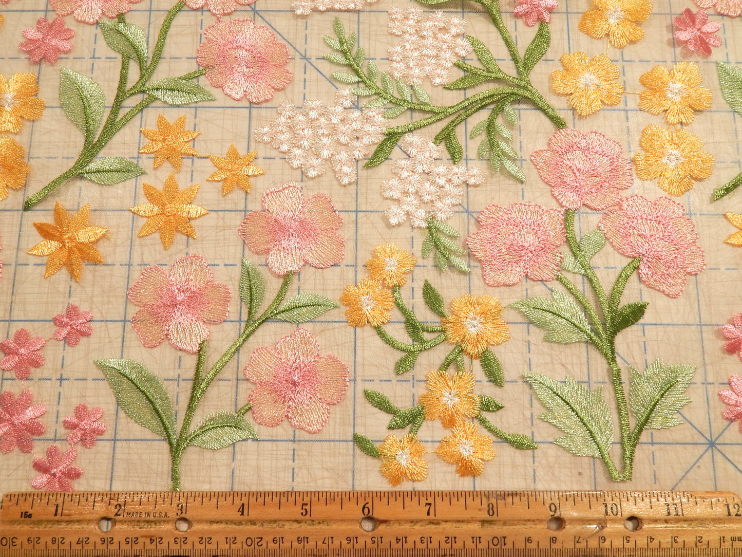 White Floral Secret Garden Lace - Telio