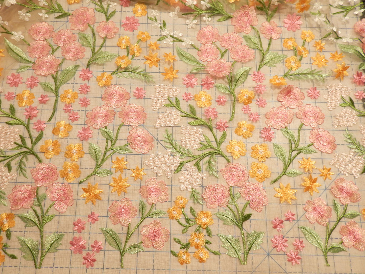 White Floral Secret Garden Lace - Telio