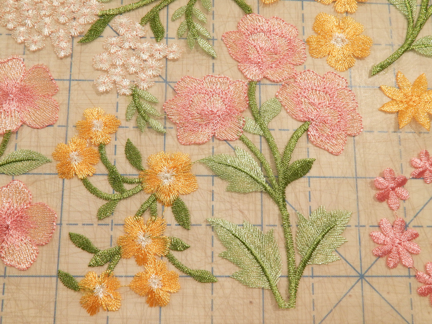 White Floral Secret Garden Lace - Telio