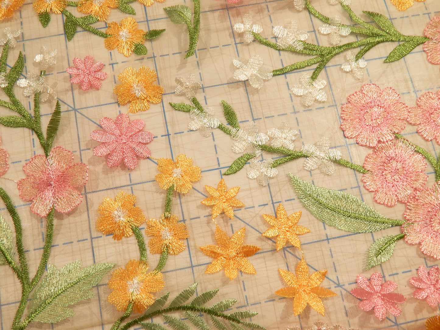 White Floral Secret Garden Lace - Telio