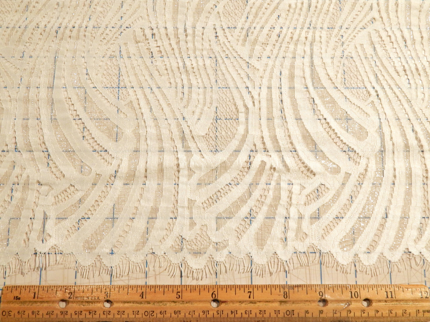 Pascal Ivory Lace - By the Panel