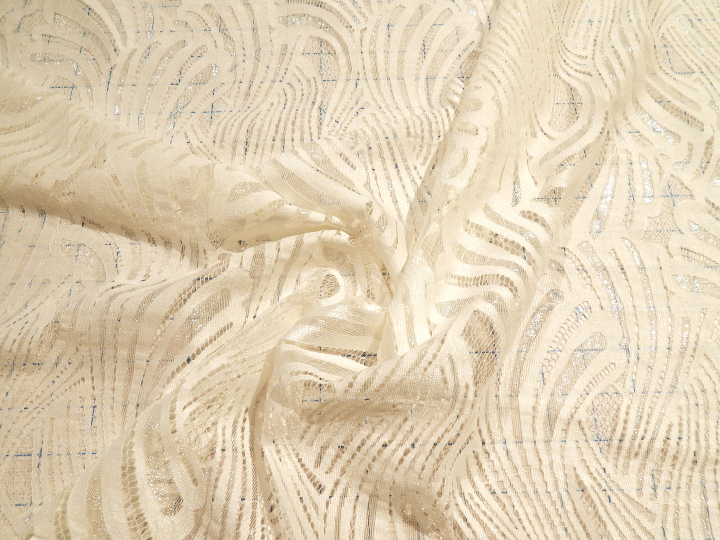 Pascal Ivory Lace - By the Panel