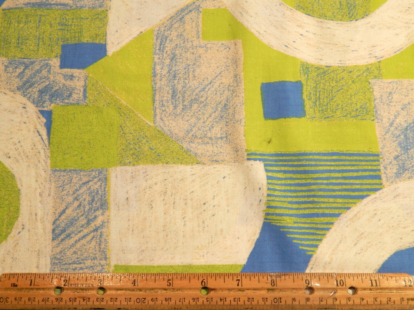 Cool Tones Abstract Cotton Twill - Kokka Keshiki