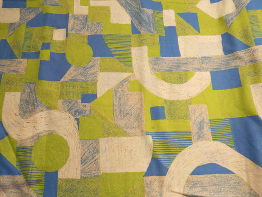 Cool Tones Abstract Cotton Twill - Kokka Keshiki