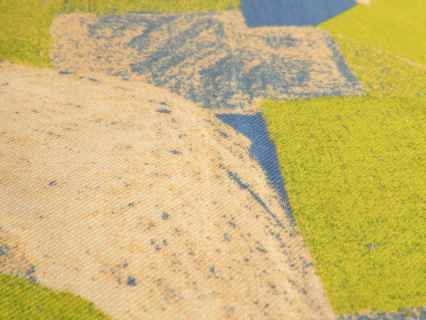 Cool Tones Abstract Cotton Twill - Kokka Keshiki