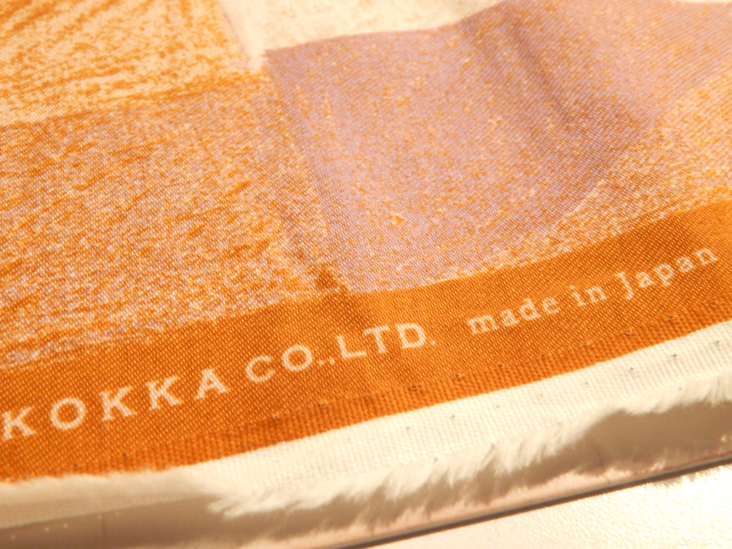 Warm Tones Abstract Cotton Twill - Kokka Keshiki Ekxa