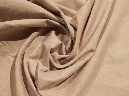 Sandy Stone Stretch Linen & Cotton Blend