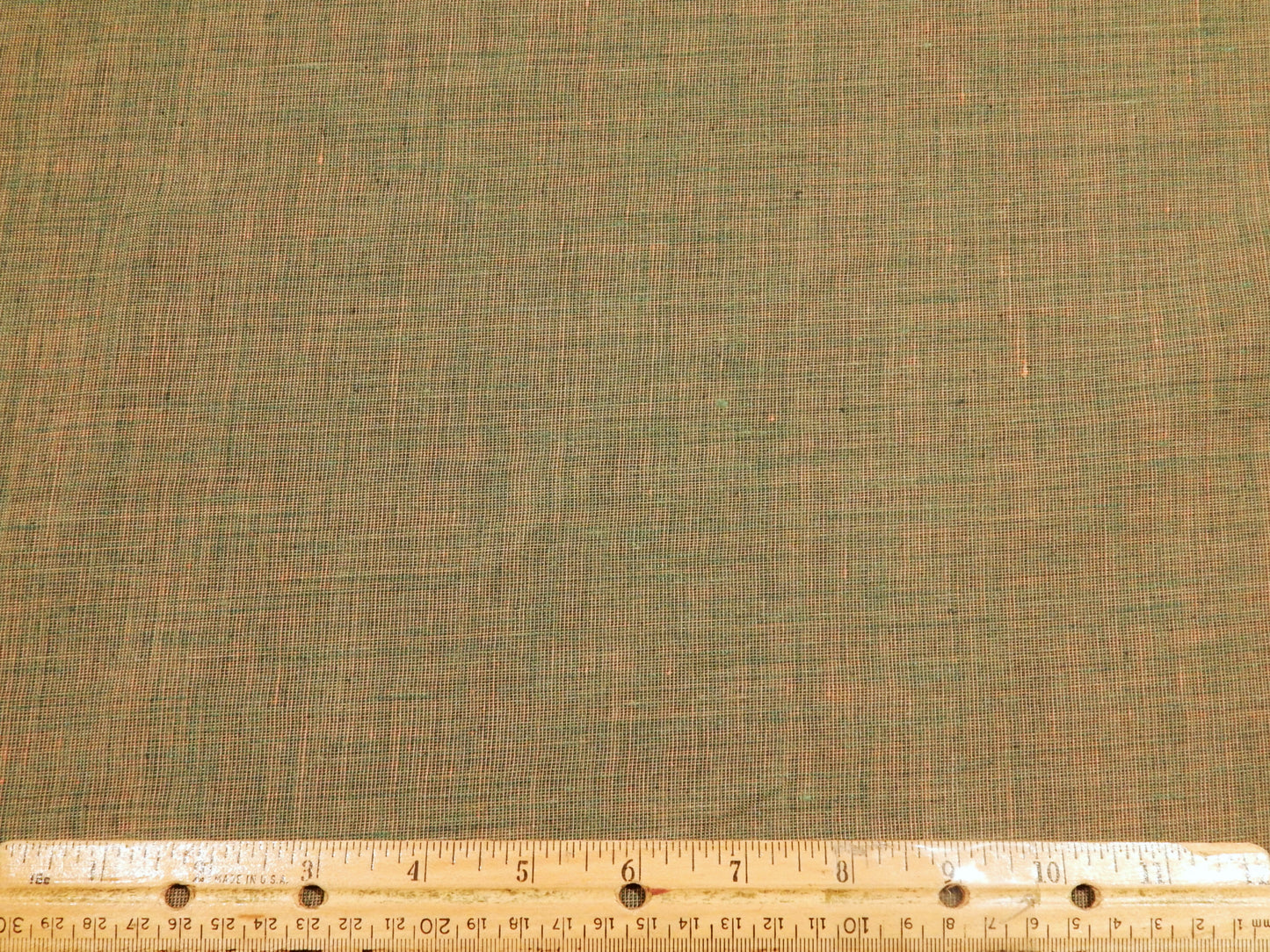 Polish Green and Orange Two Tone Linen