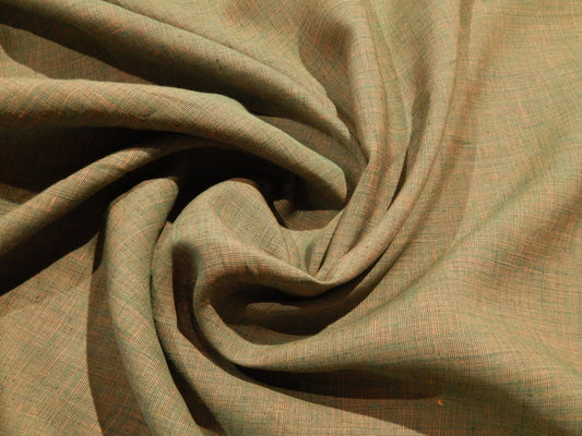 Polish Green and Orange Two Tone Linen