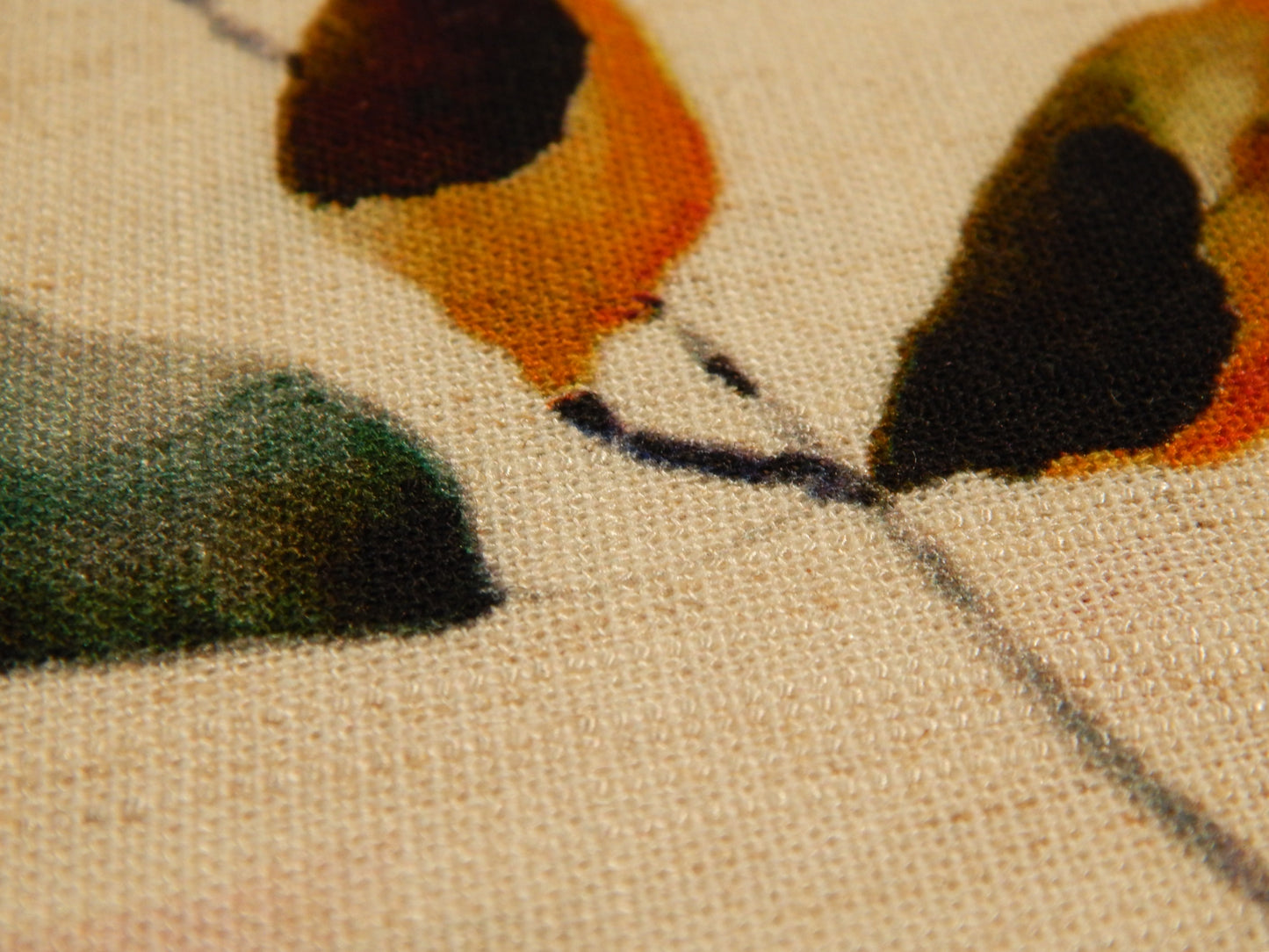 Muted Sage & Wine Floral Linen/Rayon Blend - Telio - REMNANT