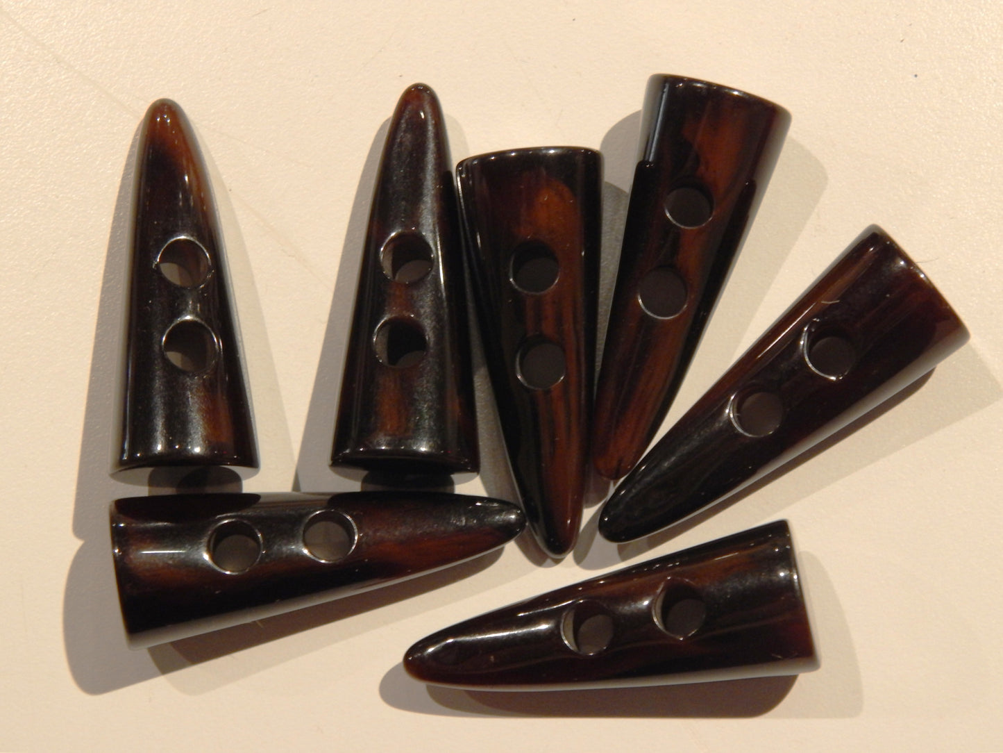 Dark Brown Polished Toggle