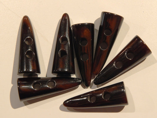 Dark Brown Polished Toggle