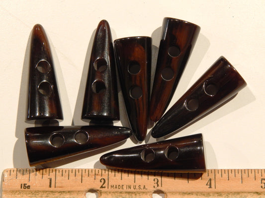 Dark Brown Polished Toggle