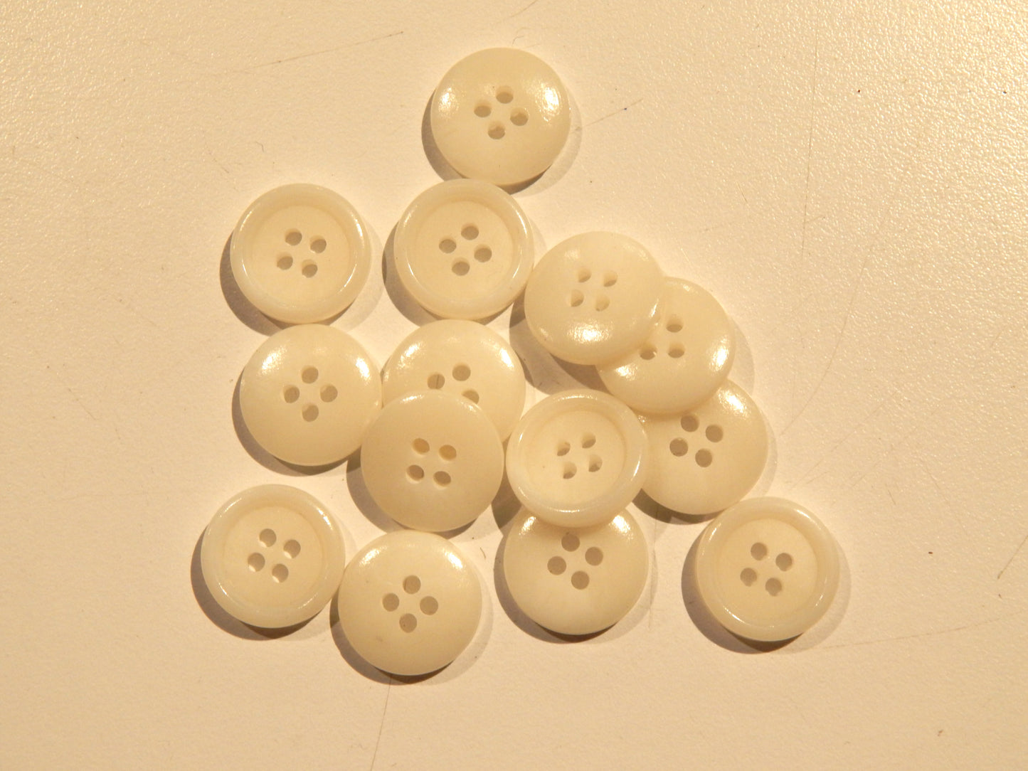 Ivory Urea Buttons - Multiple Sizes