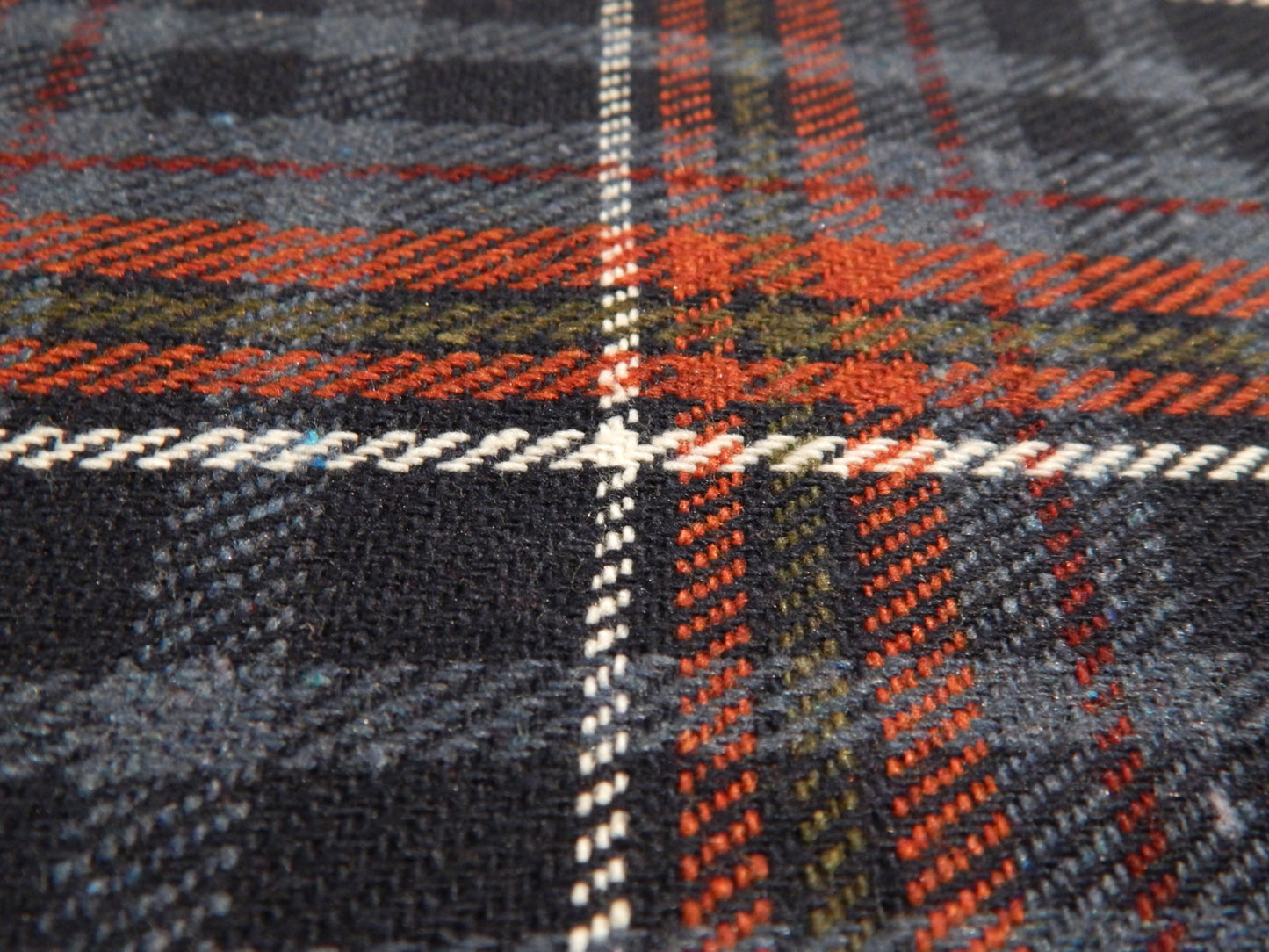 Blue and Red Fleeced Flannel - Telio