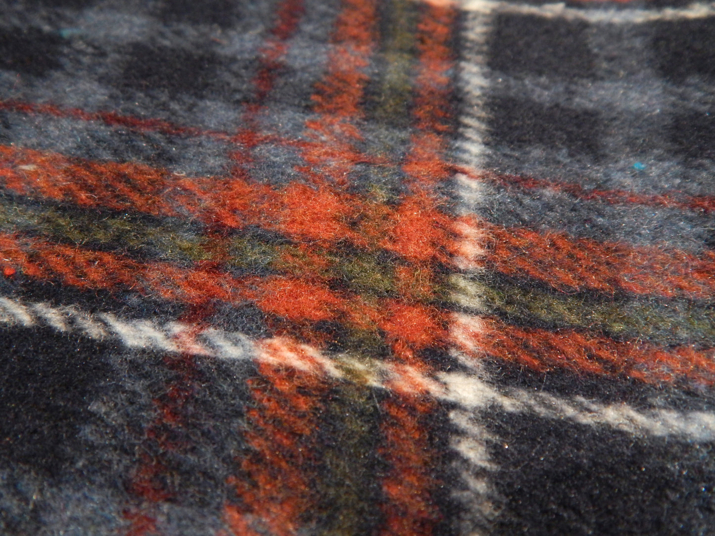 Blue and Red Fleeced Flannel - Telio