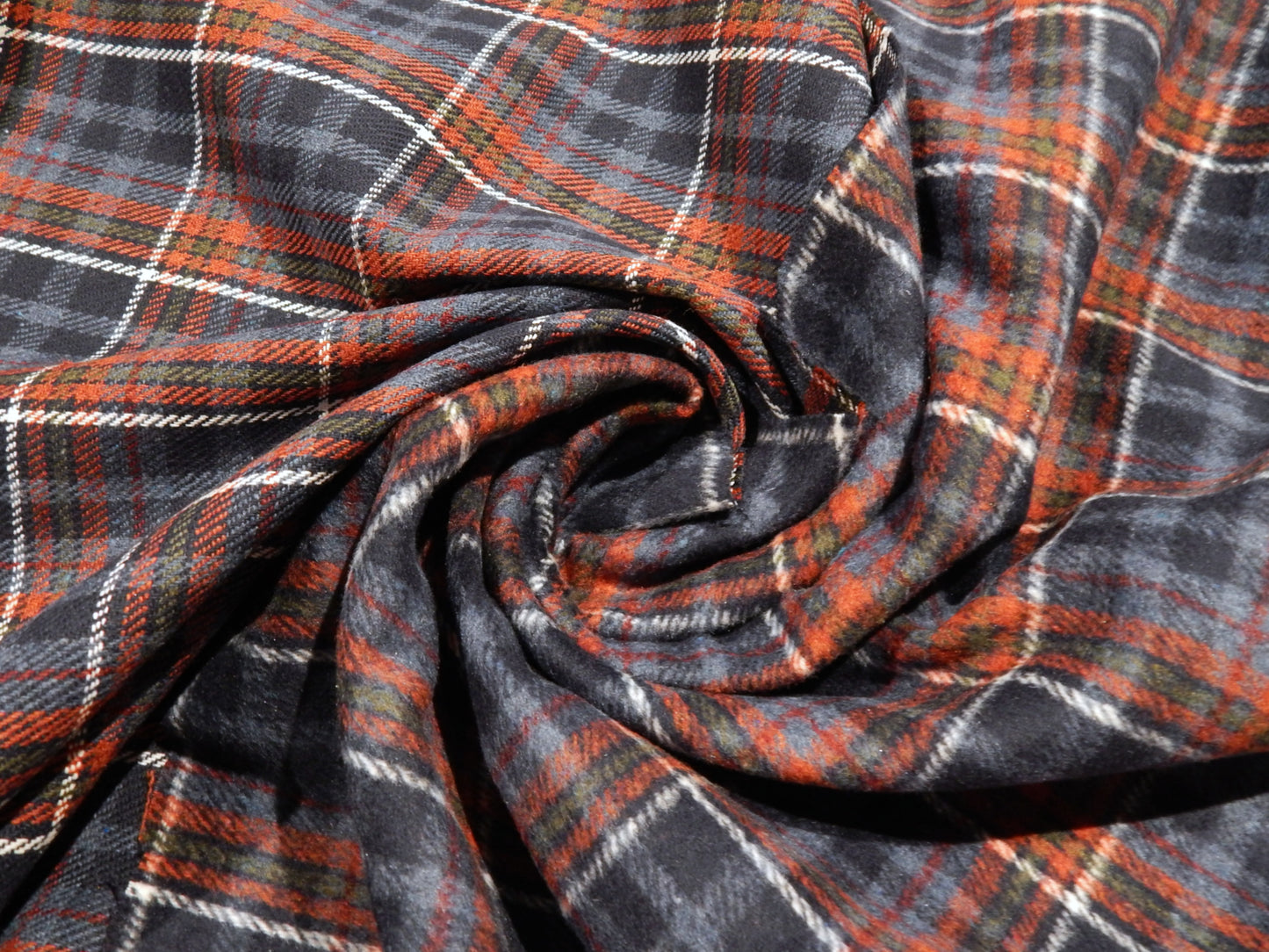 blue red white and olive fleeced flannel polyester fleece for jackets telio inverness