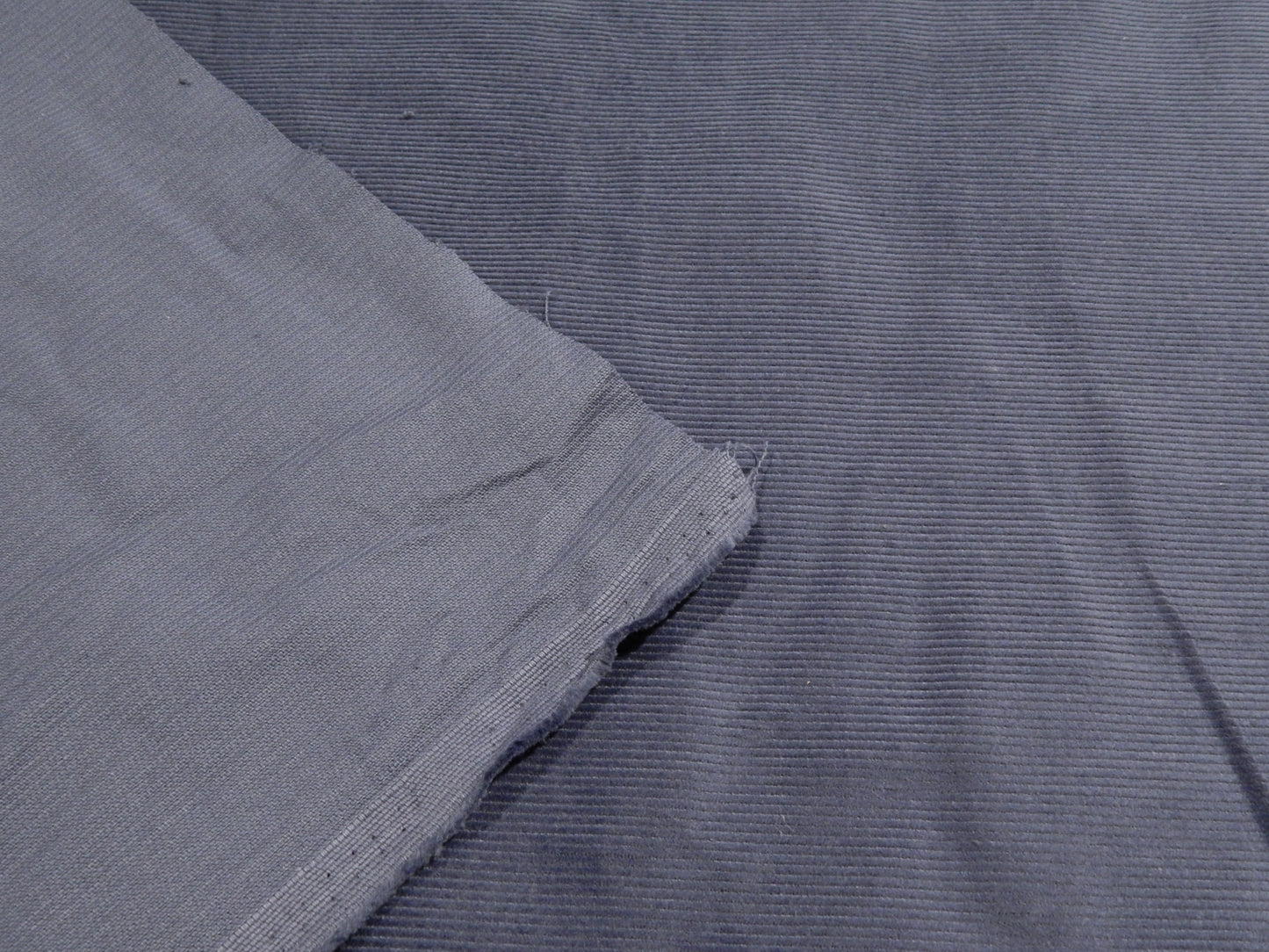 Steel Blue Cotton Corduroy