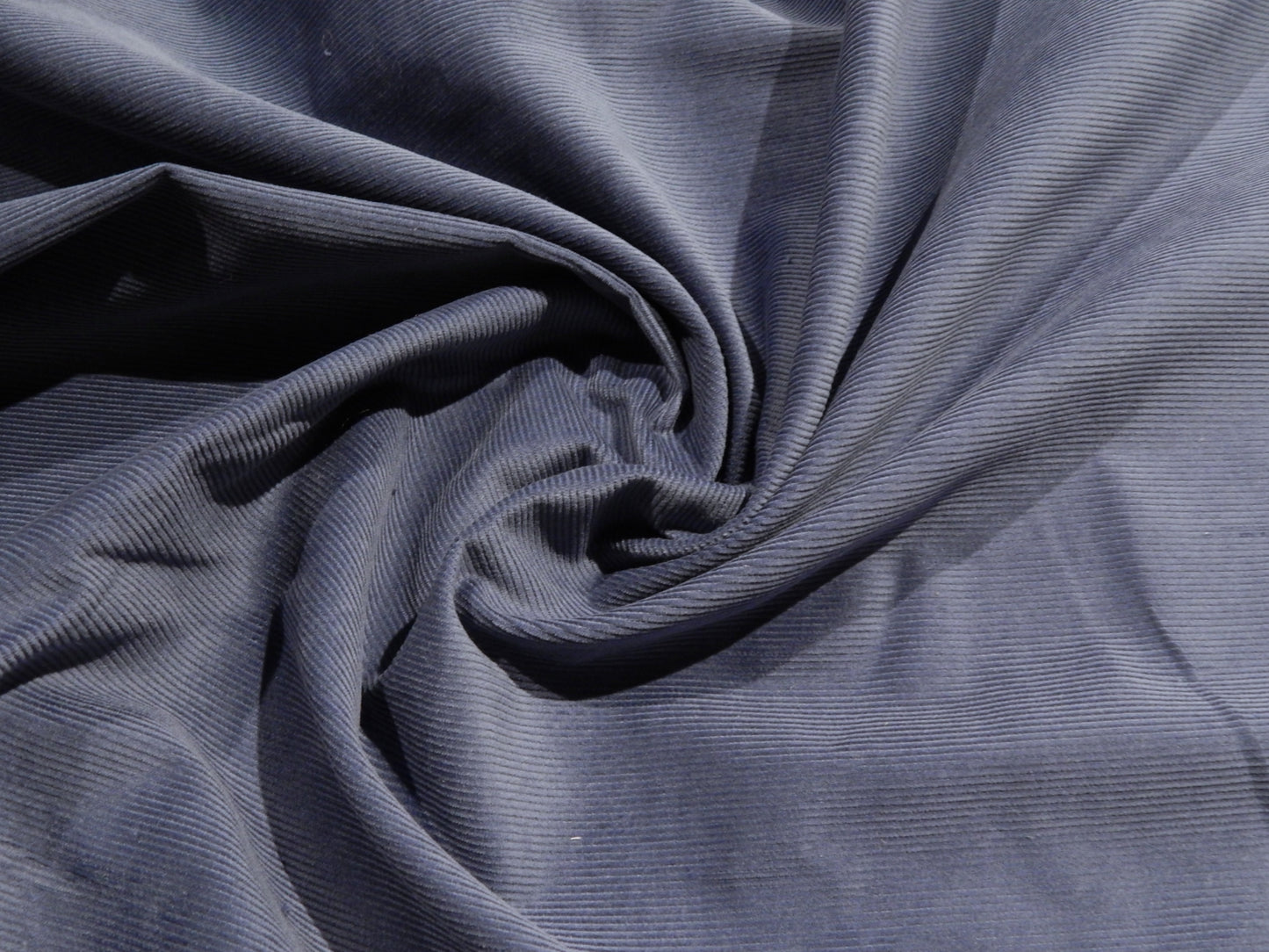 Steel Blue Cotton Corduroy