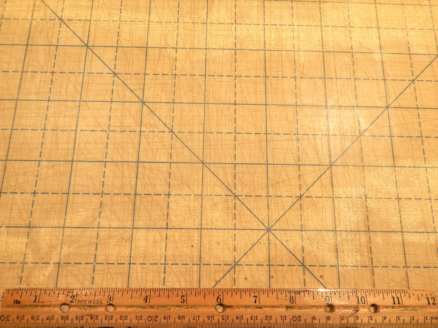 Iridescent Gold Organza