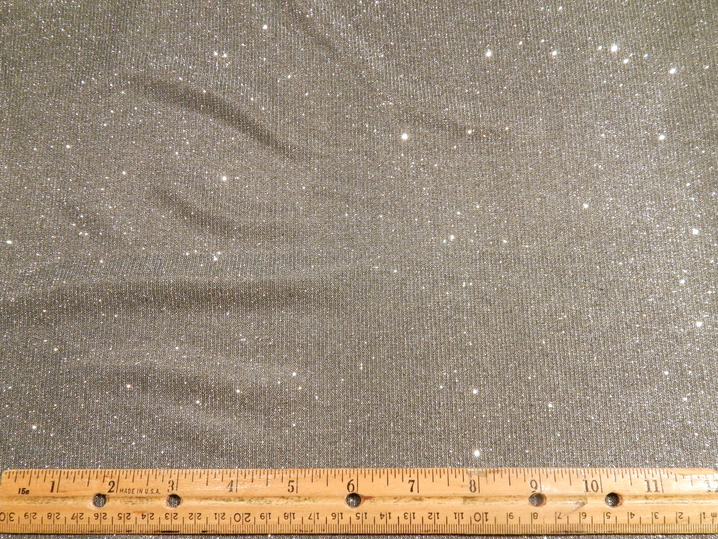 Metallic Silver Sparkle Knit