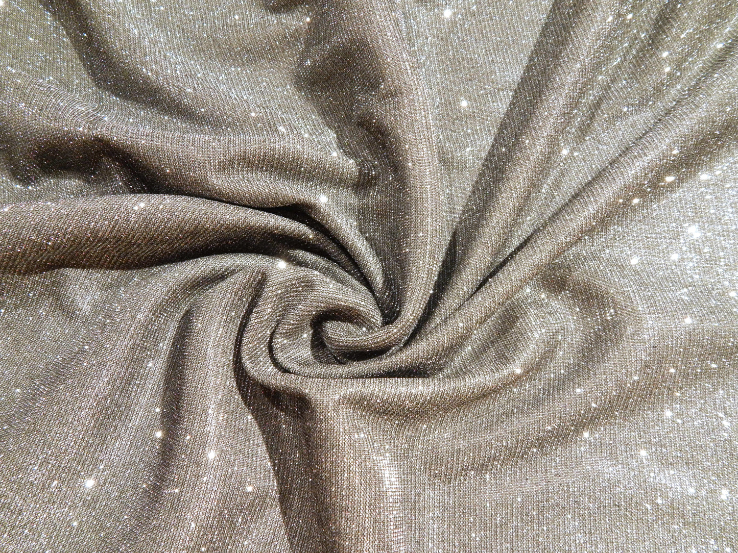 Metallic Silver Sparkle Knit