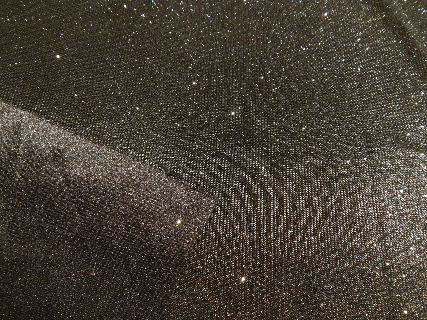 Metallic Black Sparkle Knit