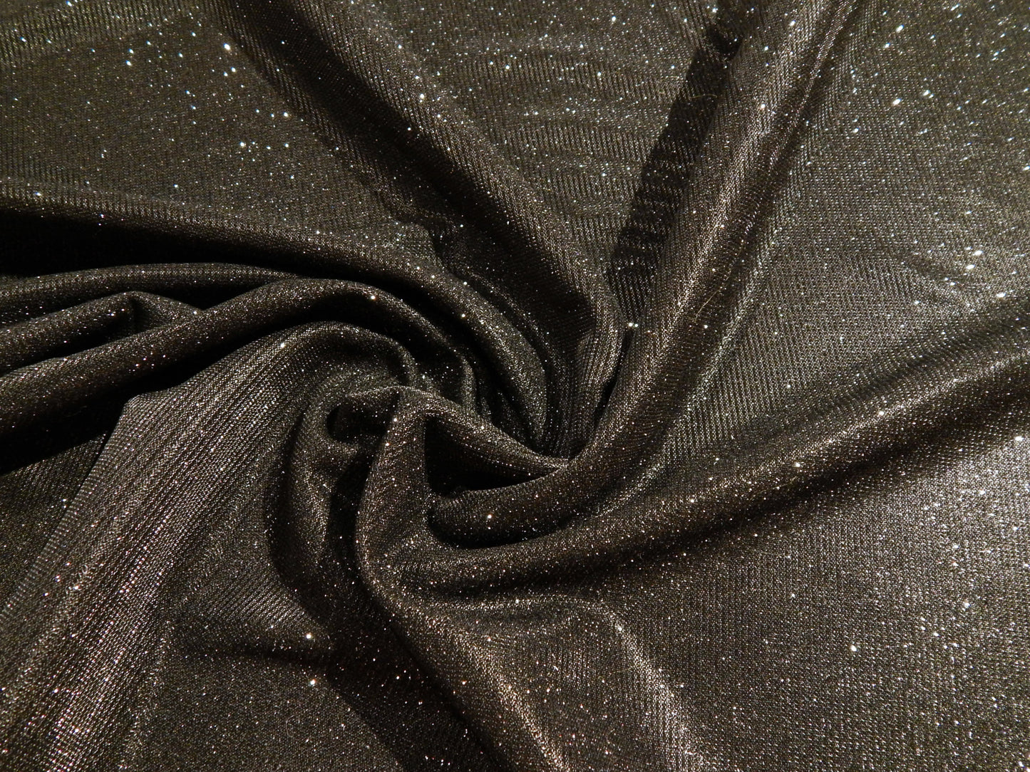 Metallic Black Sparkle Knit