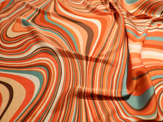 Austin Powers 70s Swirl Charmeuse