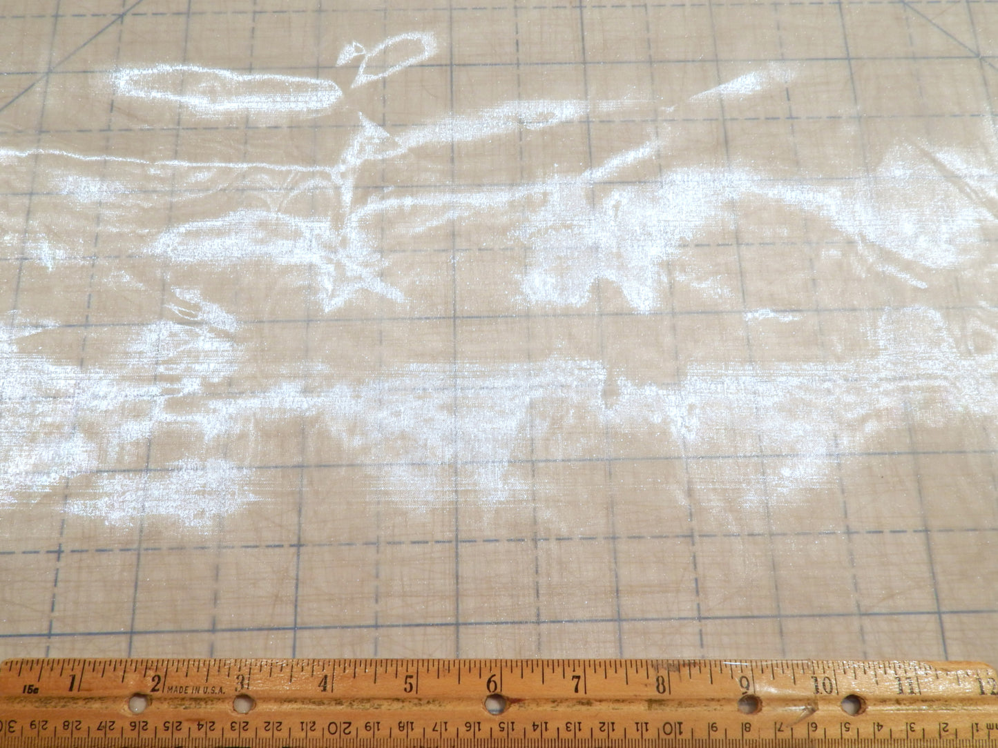 White Mirror Organza