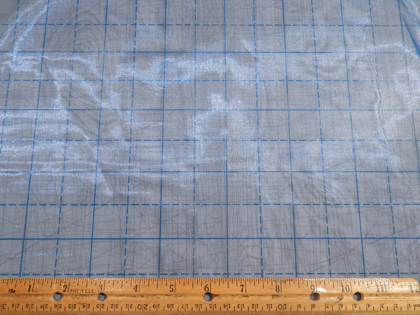 Cobalt Blue Mirror Organza