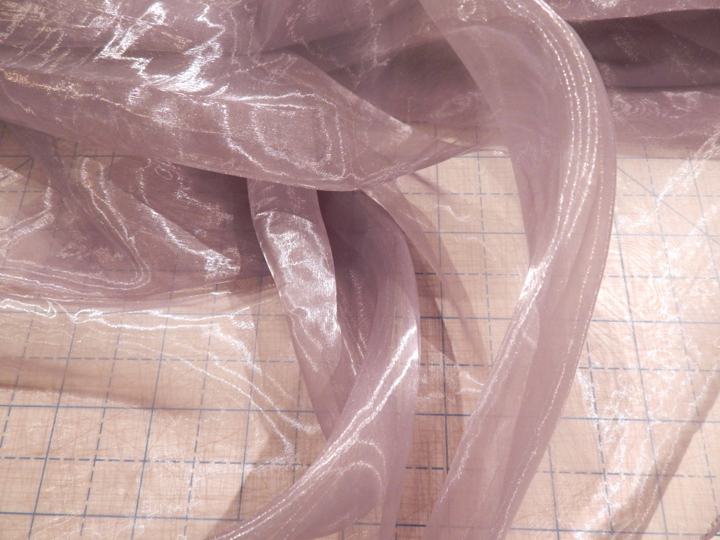 Dusty Lilac Mirror Organza