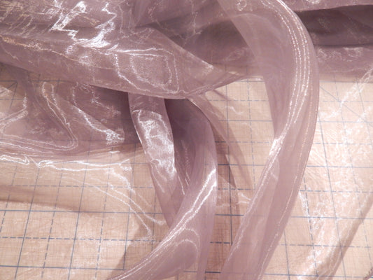 Dusty Lilac Mirror Organza