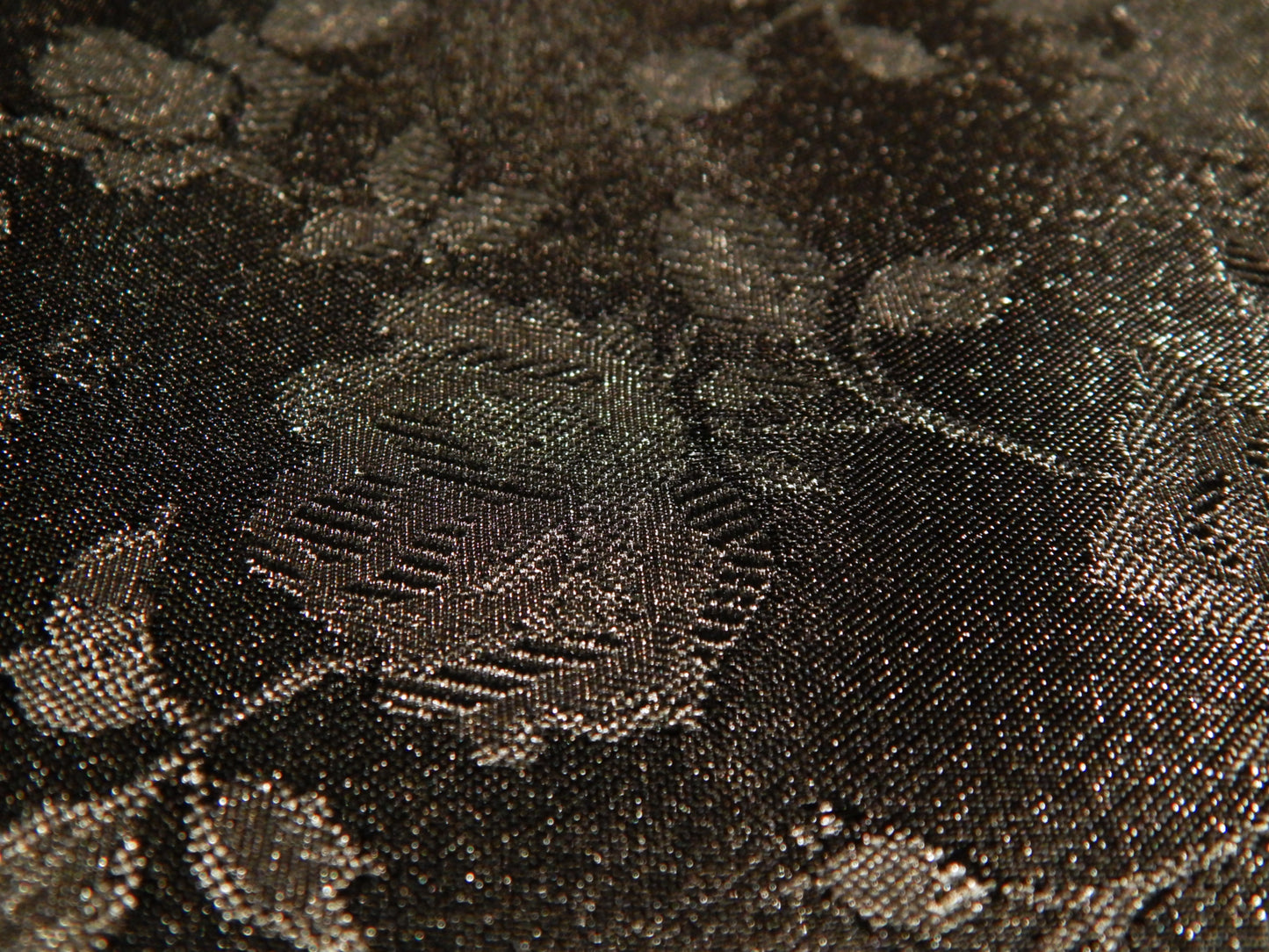 Black Rose Satin Jacquard