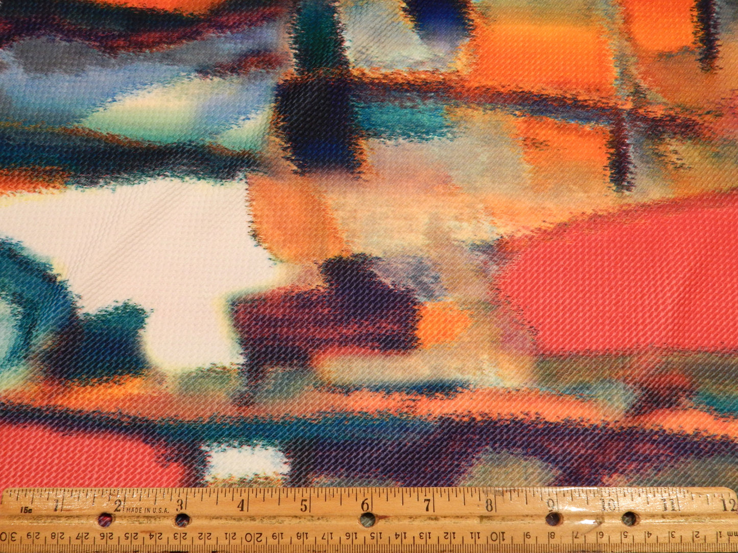 Bright Abstract Painting Bullet Knit