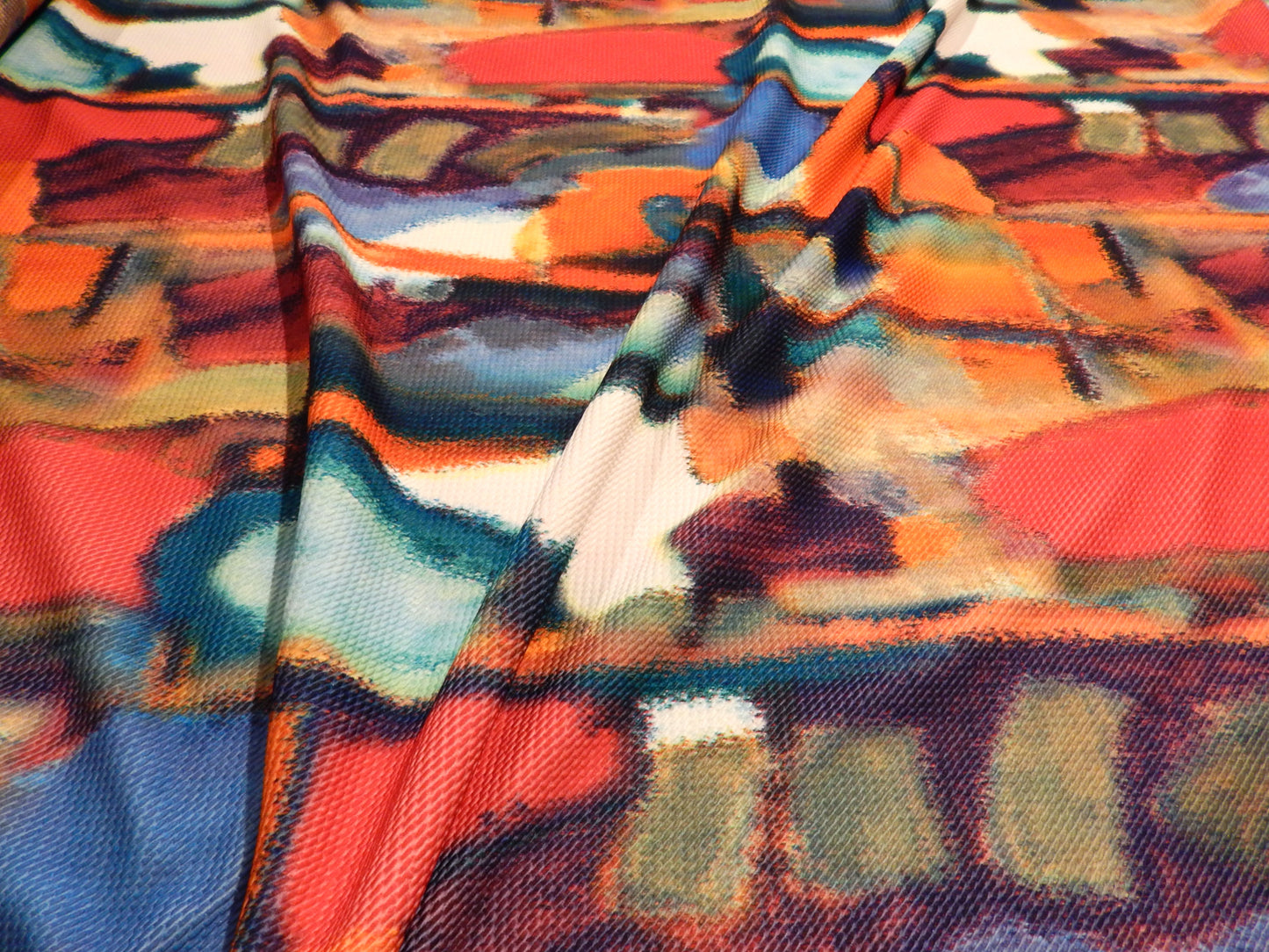 Bright Abstract Painting Bullet Knit