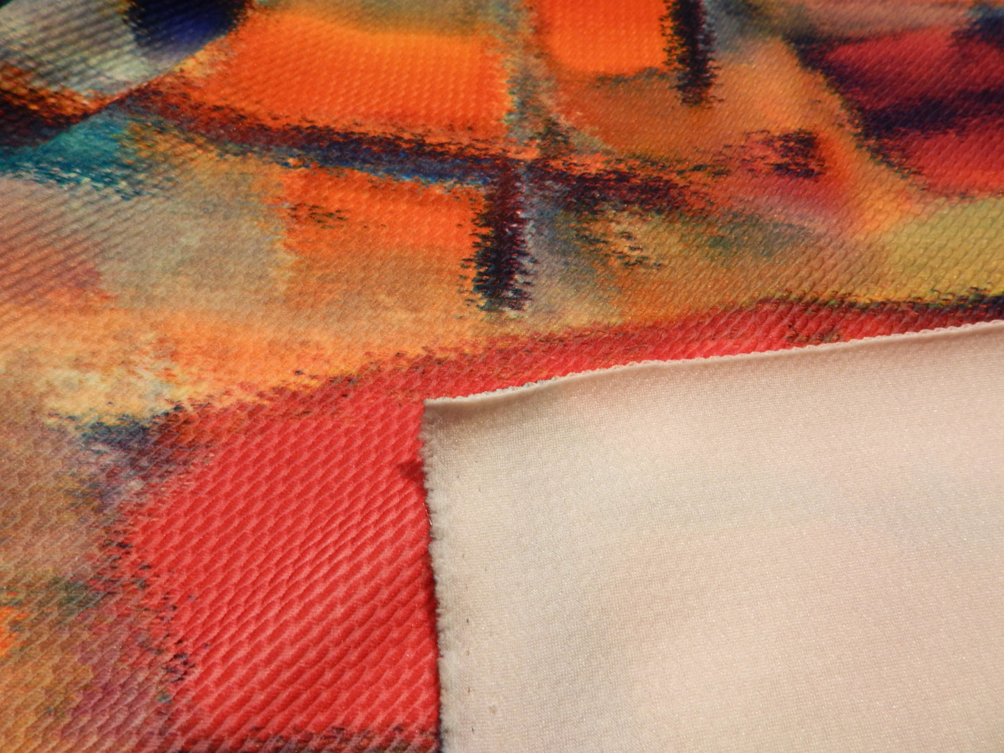 Bright Abstract Painting Bullet Knit
