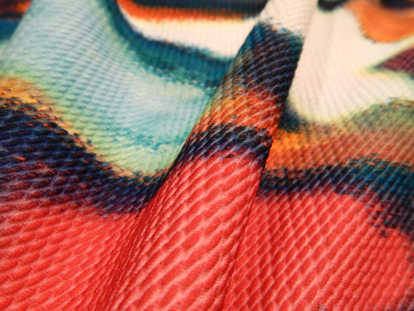 Bright Abstract Painting Bullet Knit