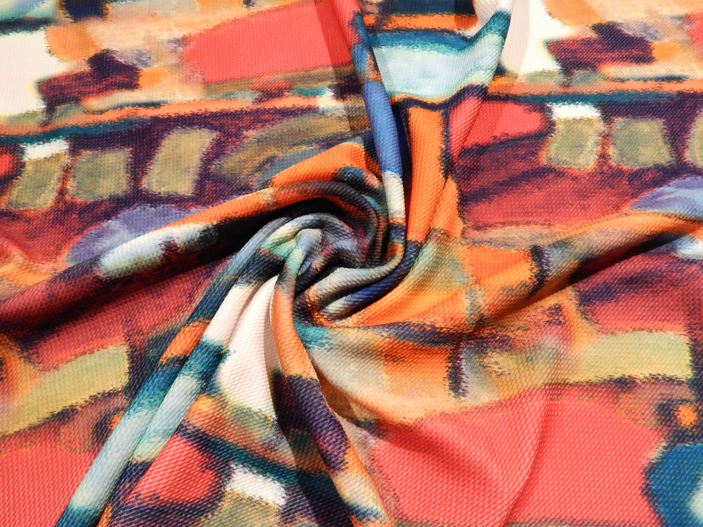 Bright Abstract Painting Bullet Knit