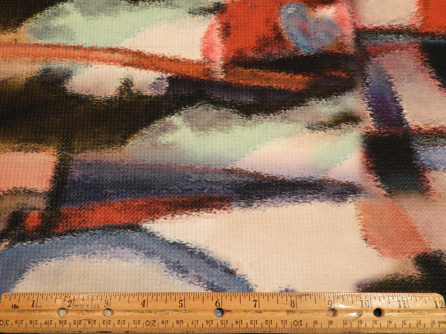 Muted Abstract Painting Bullet Knit