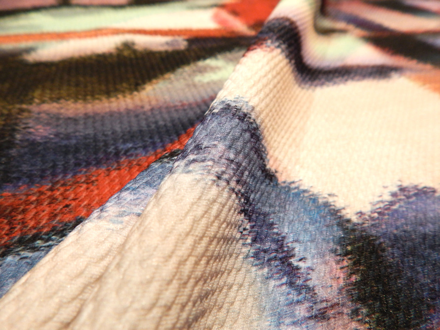 Muted Abstract Painting Bullet Knit
