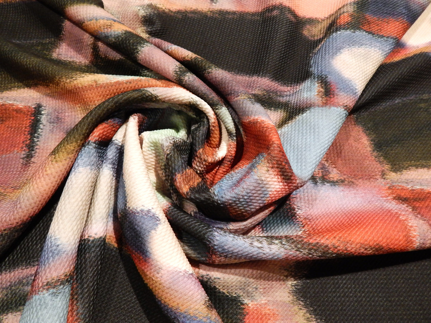 Muted Abstract Painting Bullet Knit