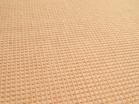 Taupe Thermal Waffle Knit