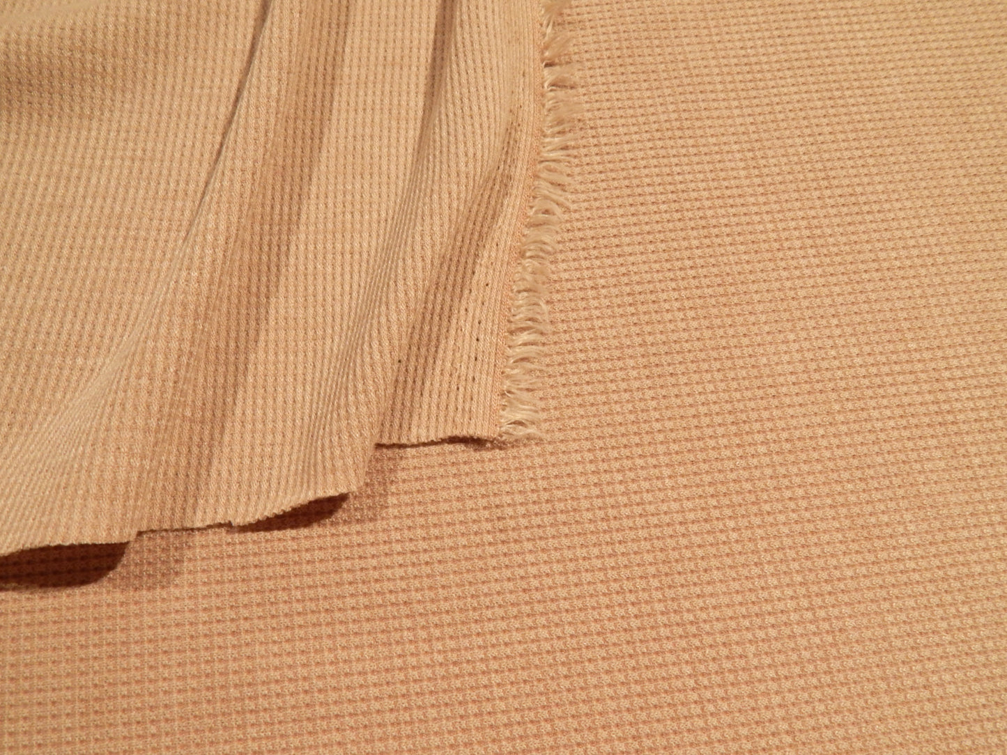 Taupe Thermal Waffle Knit