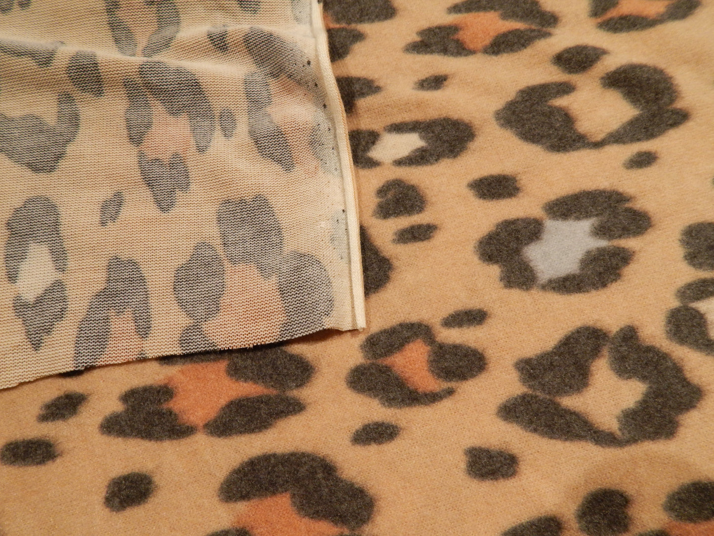Cheetah Print Brushed Sweater Knit
