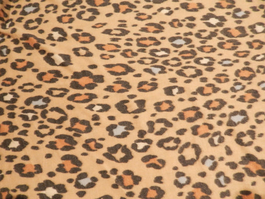 Cheetah Print Brushed Sweater Knit