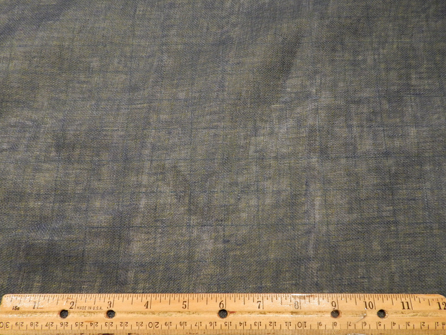 Two Faced Blue/Green Linen Gauze