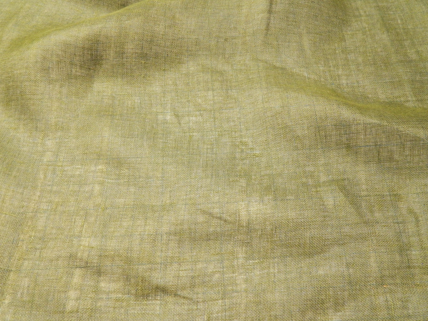 Two Faced Blue/Green Linen Gauze