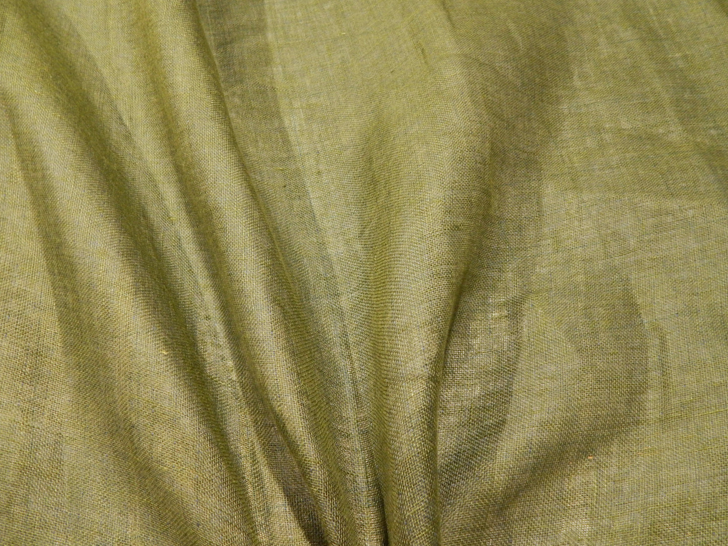 Two Faced Blue/Green Linen Gauze