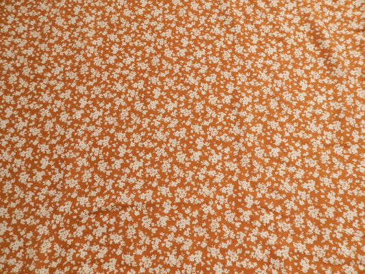 Earthy Ditsy Floral Rayon Challis